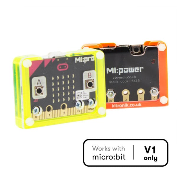 Kitronik MI:power Case for the BBC micro:bit - Green