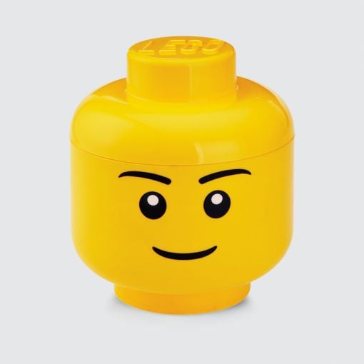 Storage Box LEGO® head Boy - 24x27cm