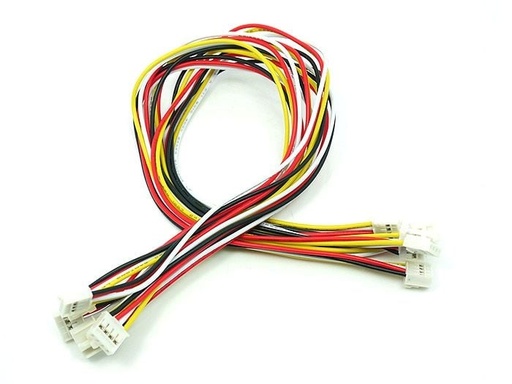 [SEE-110990040] Grove - Universal 4 Pin Buckled 30cm Cable (5 PCs Pack)