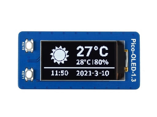 [SEE-103030401] 1.3inch OLED Display Module for Raspberry Pi Pico