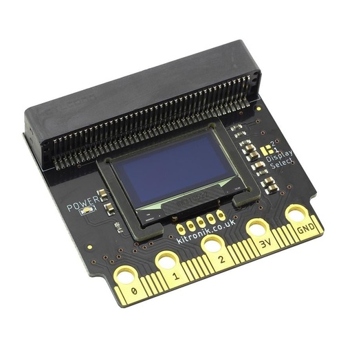 [KIT-56115] Kitronik :VIEW Graphics128 OLED display 128x64 for BBC micro:bit