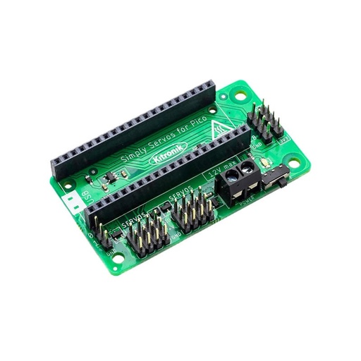 [KIT-5339] Kitronik Simply Servos Board for Raspberry Pi Pico